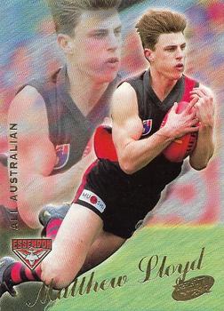 2000 Select AFL Millennium #9 Matthew Lloyd Front